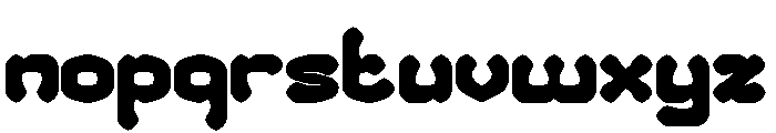 LEGENDARY HERO Bold Font LOWERCASE