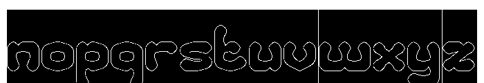 LEGENDARY HERO-Hollow-Inverse Font LOWERCASE