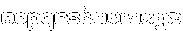LEGENDARY HERO-Hollow Font LOWERCASE