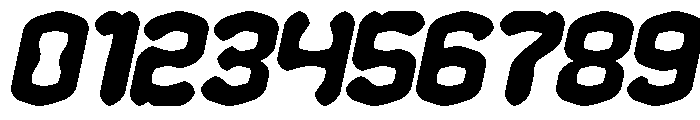 LEGENDARY HERO Italic Font OTHER CHARS