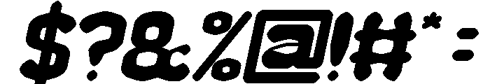 LEGENDARY HERO Italic Font OTHER CHARS