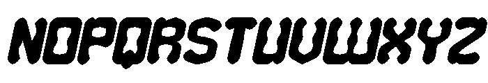 LEGENDARY HERO Italic Font UPPERCASE