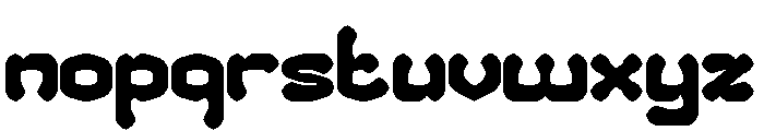 LEGENDARY HERO Font LOWERCASE