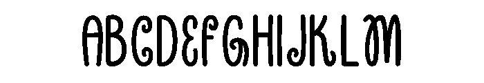 LET JOY SHINE Regular Font UPPERCASE