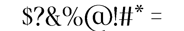 Le Saint Clair Regular Font OTHER CHARS