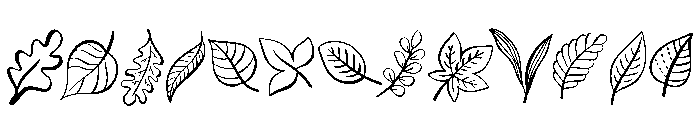 Leaf Forest Font FONT