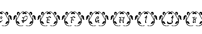 LeafCrownRegular Font UPPERCASE