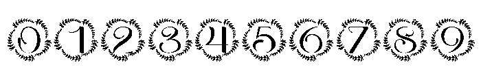 Leafenca Monogram Font OTHER CHARS