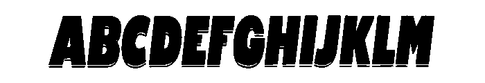 Leaftron Font UPPERCASE