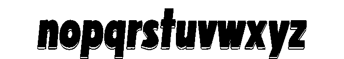 Leaftron Font LOWERCASE