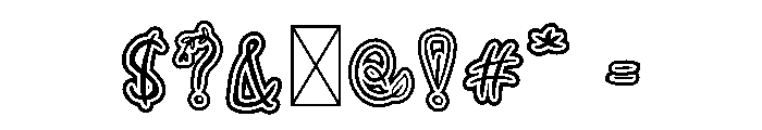 Leafy Branch Bold Font OTHER CHARS