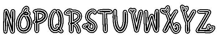 Leafy Branch Bold Font UPPERCASE