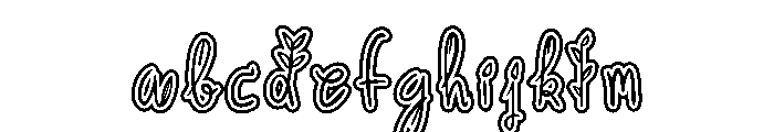 Leafy Branch Bold FONT