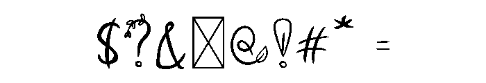 Leafy Branch Font OTHER CHARS