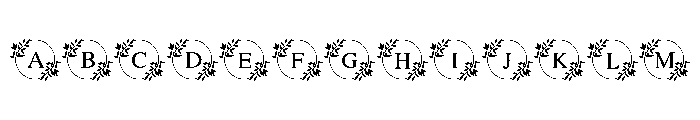 Leafy Monogram FONT