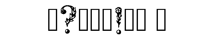 Leafy Regular Font OTHER CHARS