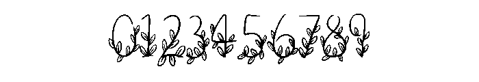 Leafy Vine By Squeeb Cr Regular Font OTHER CHARS