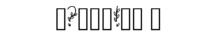Leafy Vine By Squeeb Cr Regular Font OTHER CHARS