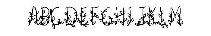 Leafy Vine By Squeeb Cr Regular FONT