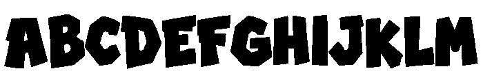 LeafyJoyRegular Font UPPERCASE