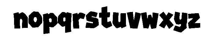 LeafyJoyRegular Font LOWERCASE