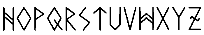 Lean Regular Font LOWERCASE