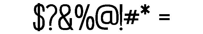 Leanova Regular Font OTHER CHARS