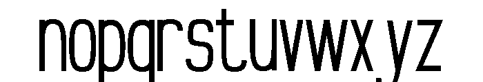 Leanova Regular Font LOWERCASE