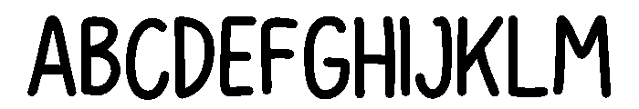 Learn To Write Regular Font UPPERCASE