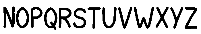 Learn To Write Regular Font UPPERCASE