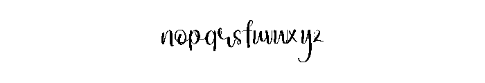 Learning English Font LOWERCASE
