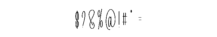 Leathink Font OTHER CHARS