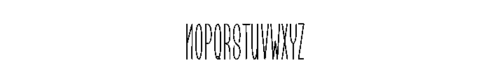 Leathink Font LOWERCASE