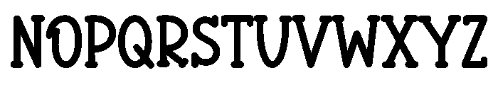 Leaves Floral Font LOWERCASE