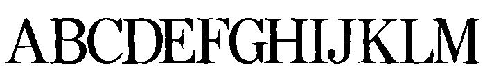 Lectan Meliona Font UPPERCASE