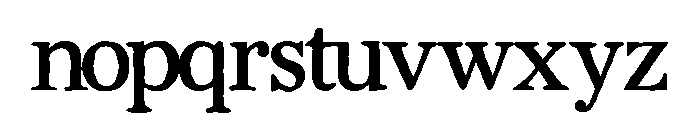 Lectan Meliona Font LOWERCASE