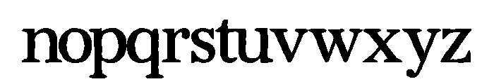 LectanMeliona Font LOWERCASE