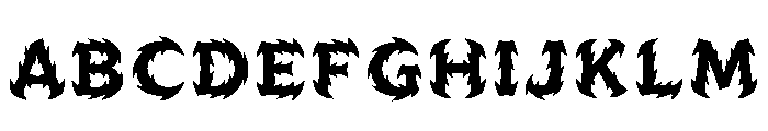 Leeks Regular Font UPPERCASE