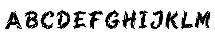 Leen Regular Font UPPERCASE