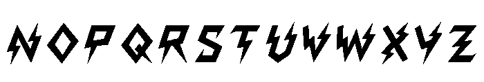 Leena Regular Font UPPERCASE
