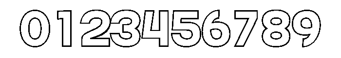 Legacy Outline Regular Font OTHER CHARS