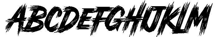 Legendary Brush Font UPPERCASE