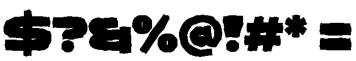 Legion Blaze Font OTHER CHARS