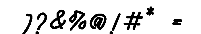 Legions Script Font OTHER CHARS