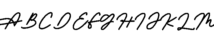 Legions Script Font UPPERCASE