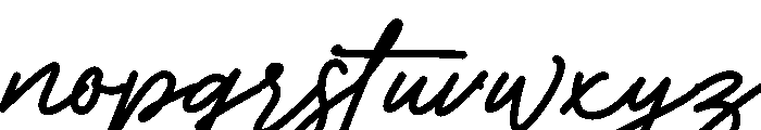 Legions Script Font LOWERCASE