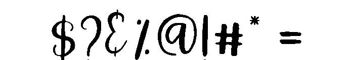 Lelayni Script Font OTHER CHARS