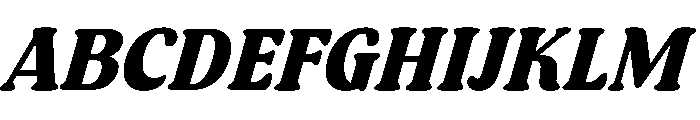 Lemon And Orange Italic Font UPPERCASE