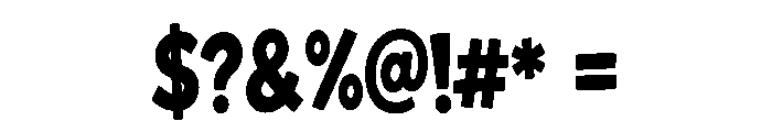 Lemon Chomp Font OTHER CHARS