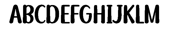 Lemon Clams Regular Font UPPERCASE